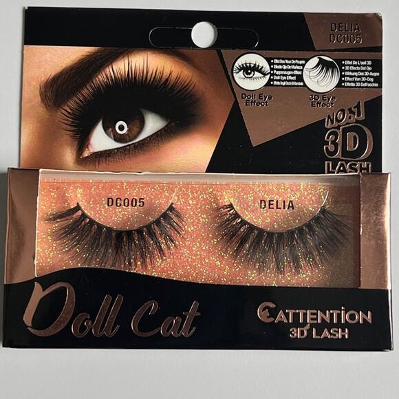 EBIN NEW YORK Wild Cat Strip Cat Eye 3D Makeup Beauty Lash Extension Doll Cat - Picture 1 of 6